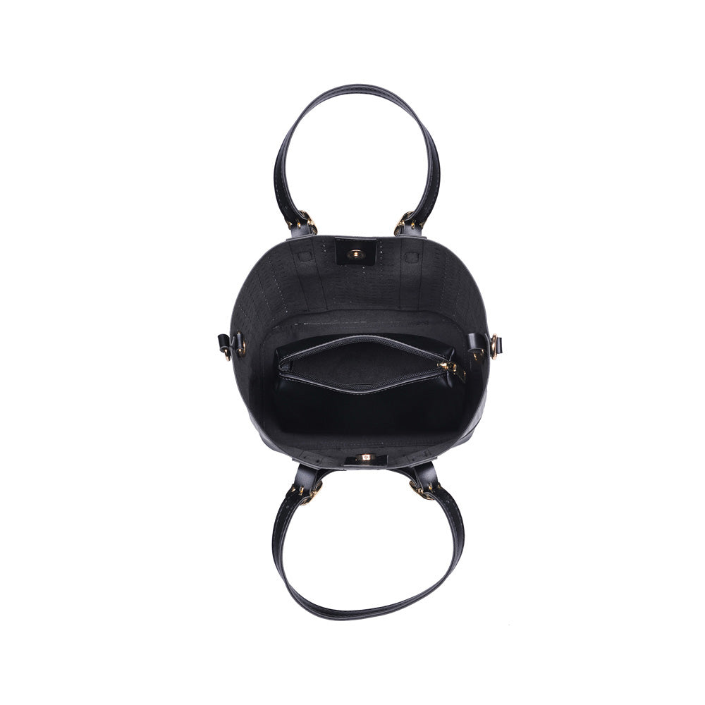 Woman wearing Black Urban Expressions Magnolia Tote NA-840611158826 View 9 | Black