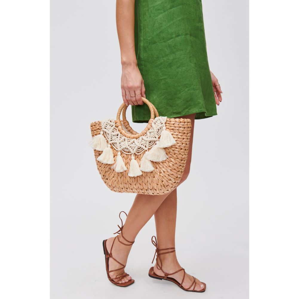 Woman wearing Natural Urban Expressions Kairi Tote 840611106315 View 3 | Natural
