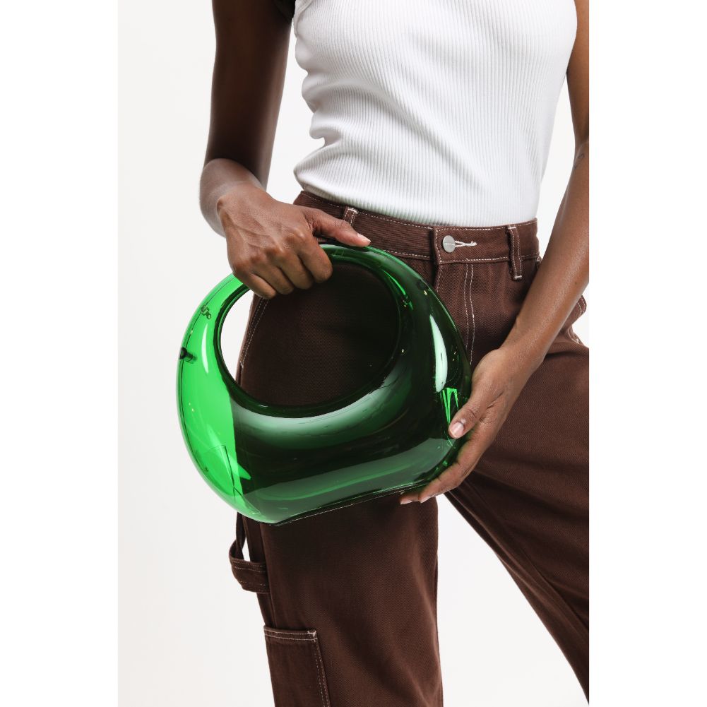 Woman wearing Forest Urban Expressions Bess Evening Bag 840611116949 View 1 | Forest
