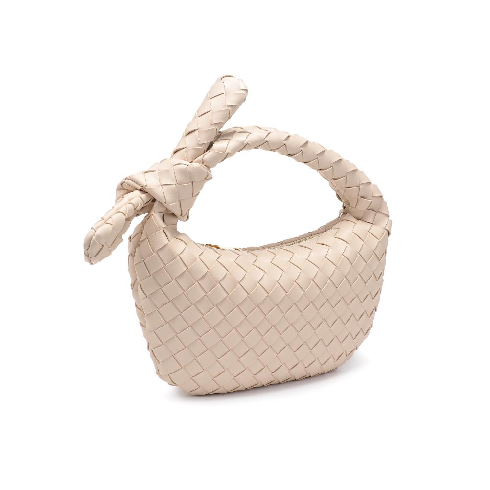 Woman wearing Oatmilk Urban Expressions Lizbeth Clutch 840611127808 View 6 | Oatmilk