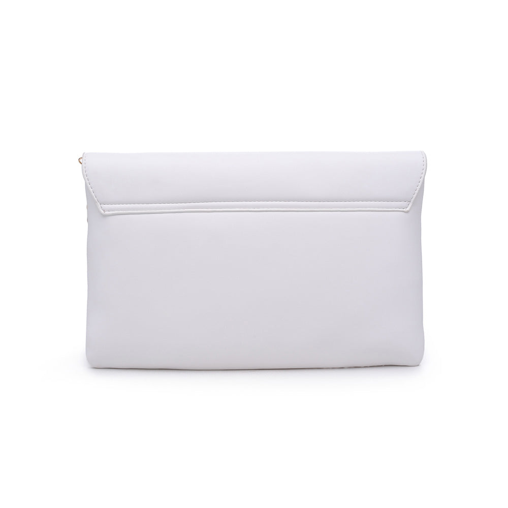 Product Image of Urban Expressions Jessie Clutch NA-840611159847 View 3 | White