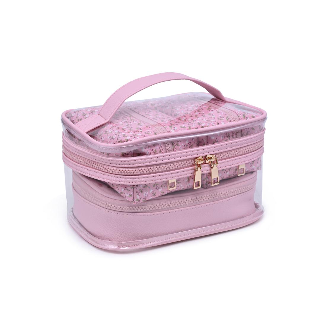 Urban Essentials Garden Glow - 4 Piece Train Case Set 840504215780 View 6 | Dusty Rose Floral