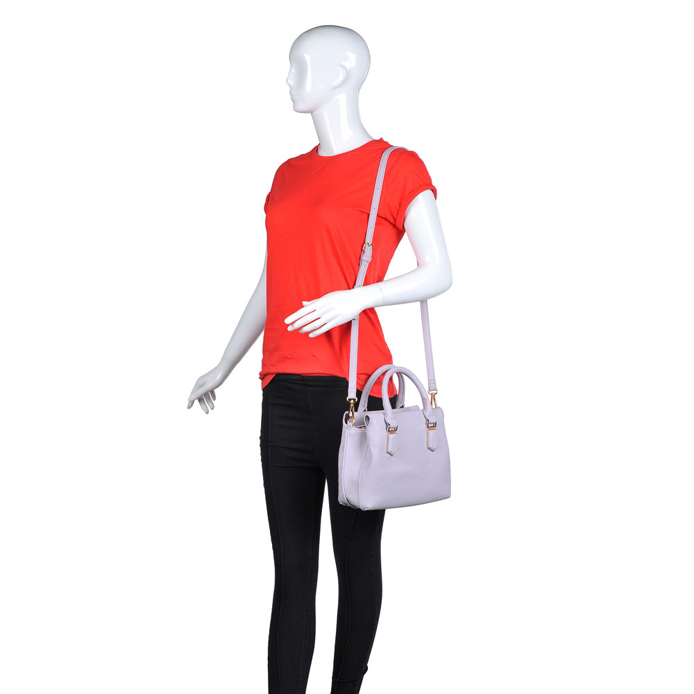 Product Image of Urban Expressions Emmylou Satchel NA-840611146496 View 5 | Lavender