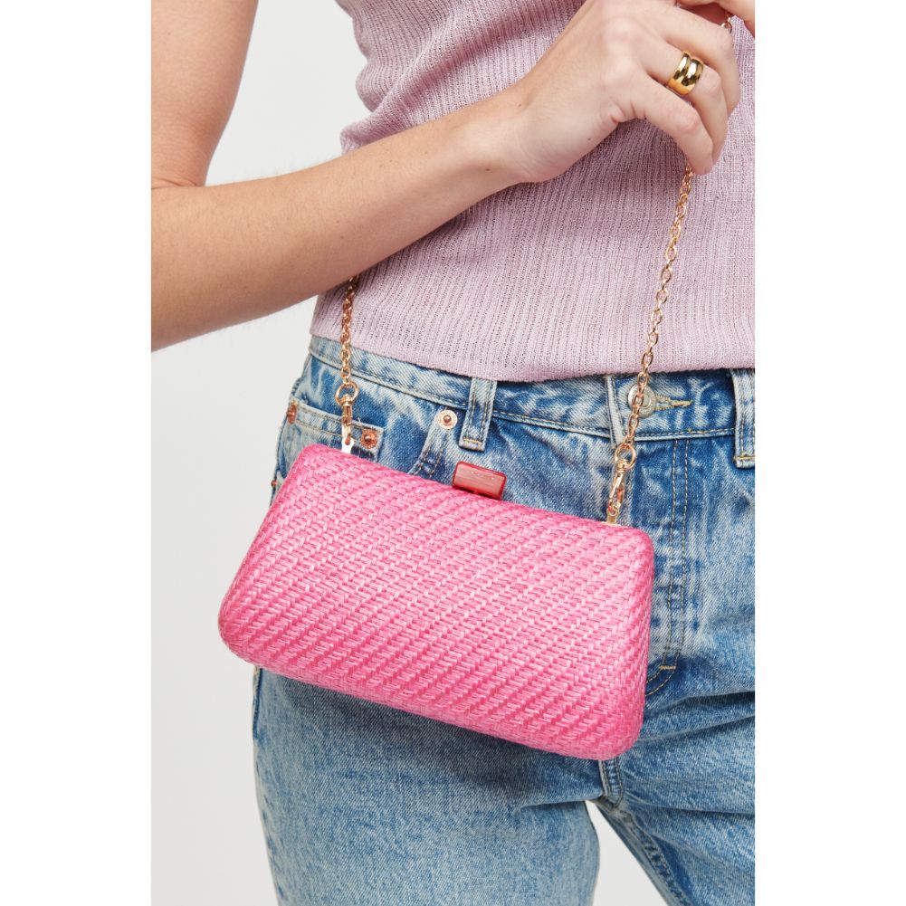 Woman wearing Flamingo Urban Expressions Winona Minaudiere 818209019088 View 1 | Flamingo