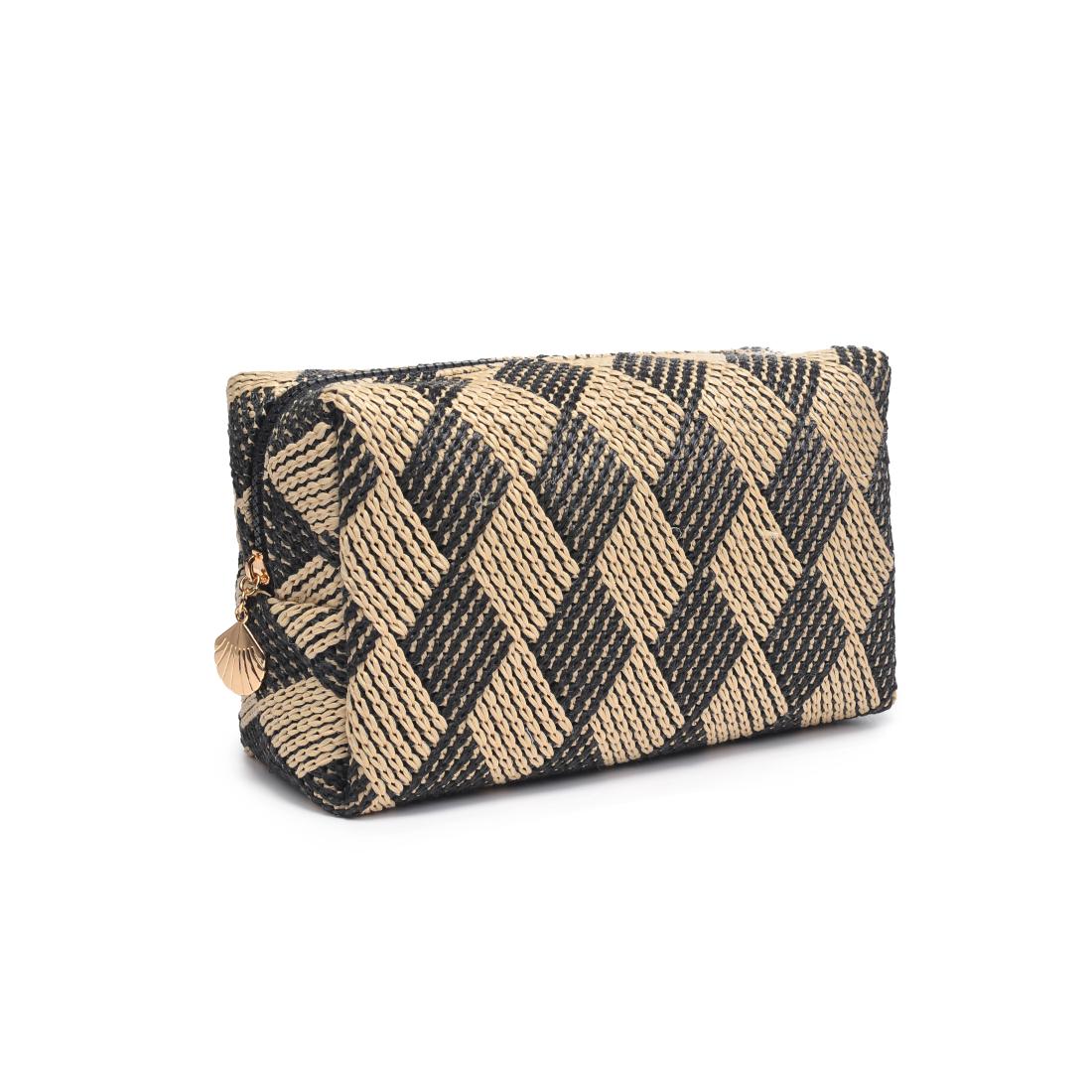Urban Essentials Bali Breeze Cosmetic & Travel Organizer Pouch 840611197726 View 6 | Black Natural