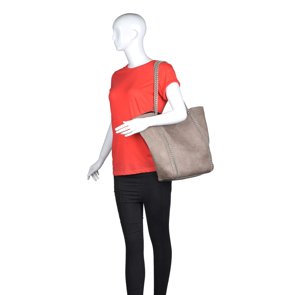 Product Image of Urban Expressions Matilda Tote NA-840611151469 View 5 | Ash