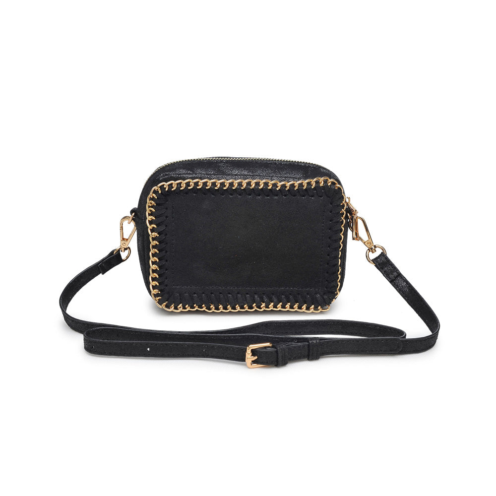 Woman wearing Black Urban Expressions Brityn Crossbody NA-840611146113 View 7 | Black