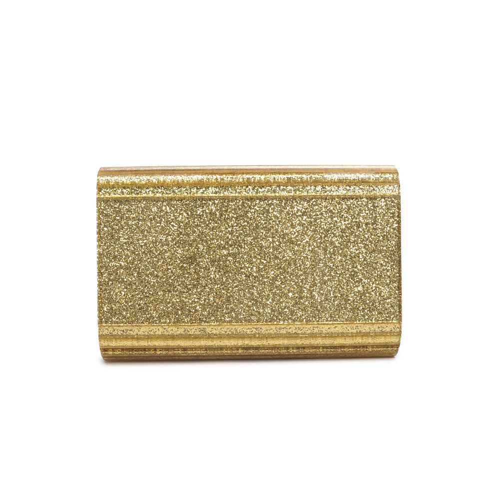 Product Image of Urban Expressions Kesha Evening Bag 840611169785 View 3 | Gold
