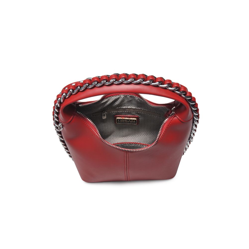 Woman wearing Red Urban Expressions Lita Crossbody 840611114006 View 9 | Red