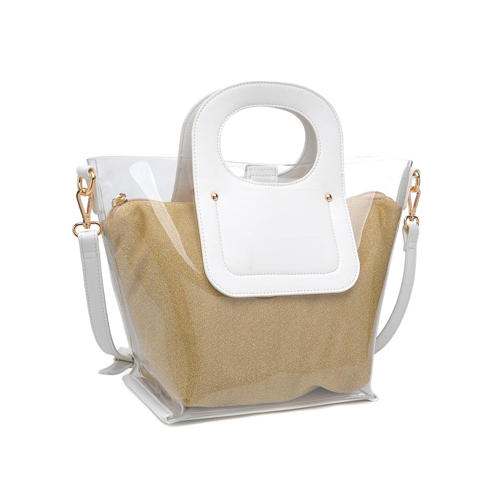 Product Image of Urban Expressions Joplin Satchel NA-840611144447 View 2 | White