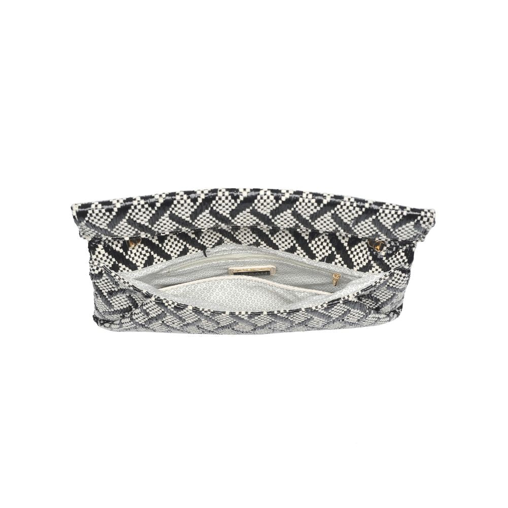 Product Image of Urban Expressions Emilia Clutch 840611172211 View 4 | Black White