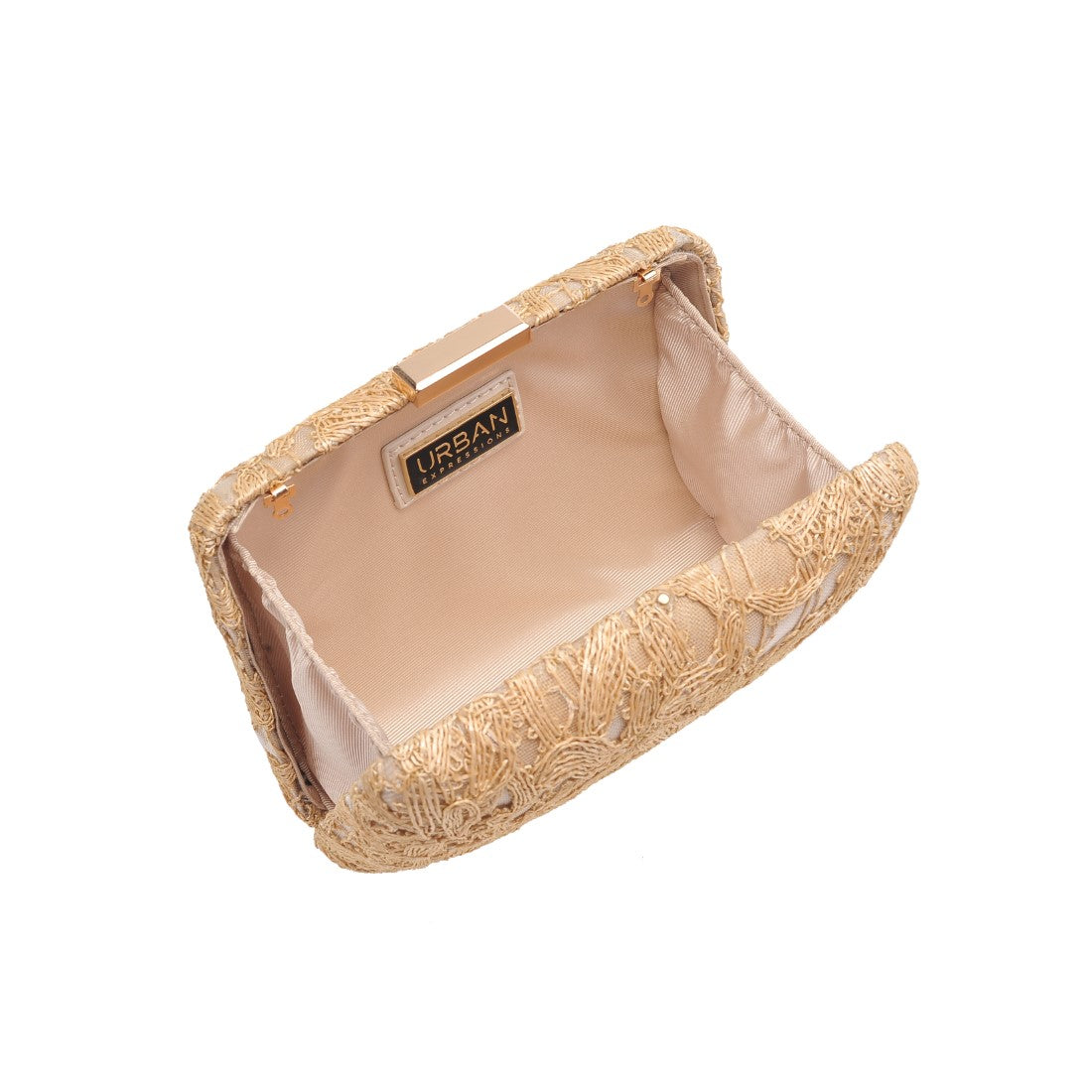 Woman wearing Natural Urban Expressions Ayla Evening Bag 840611149190 View 9 | Natural