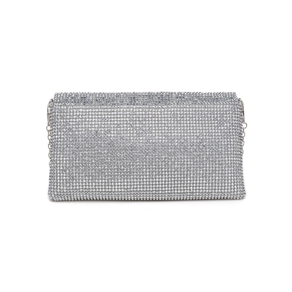 Product Image of Urban Expressions Foxy Clutch NA-840611166500 View 3 | Silver