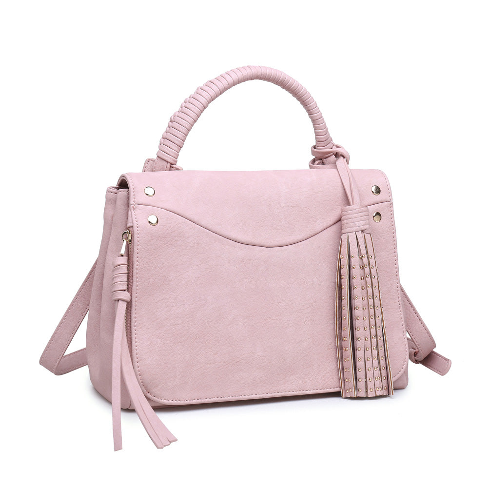 Product Image of Urban Expressions Jonah Satchel 840611144867 View 2 | Blush