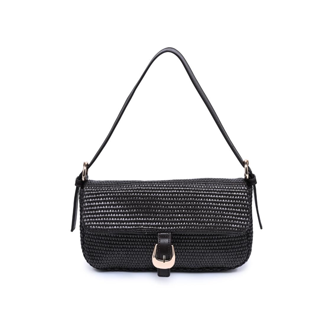 Urban Expressions Gloria - Straw Crossbody 840504206696 View 5 | Chocolate