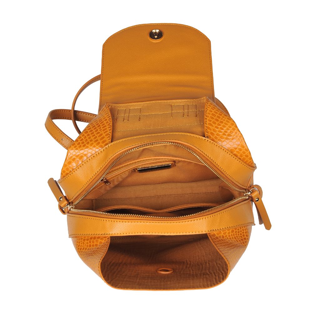 Product Image of Urban Expressions Clara Backpack 840611167224 View 4 | Mustard