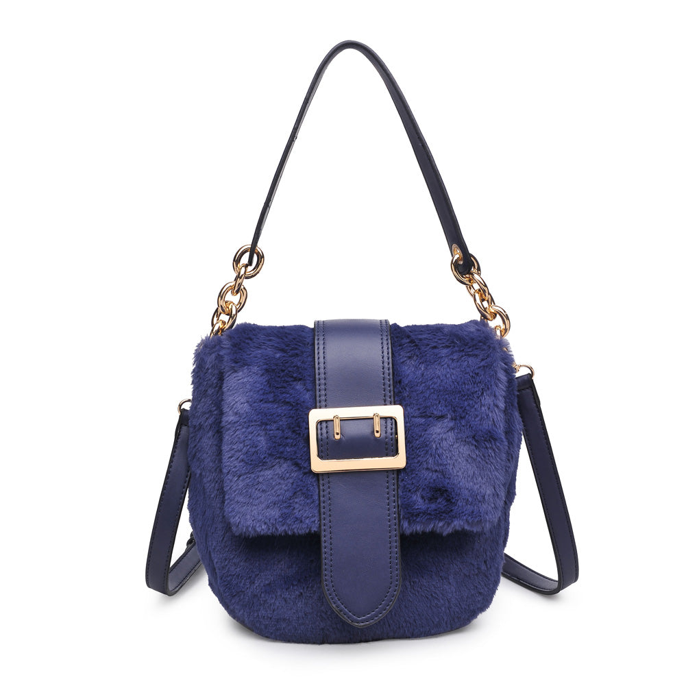 Woman wearing Navy Urban Expressions Sully Crossbody NA-840611154316 View 5 | Navy