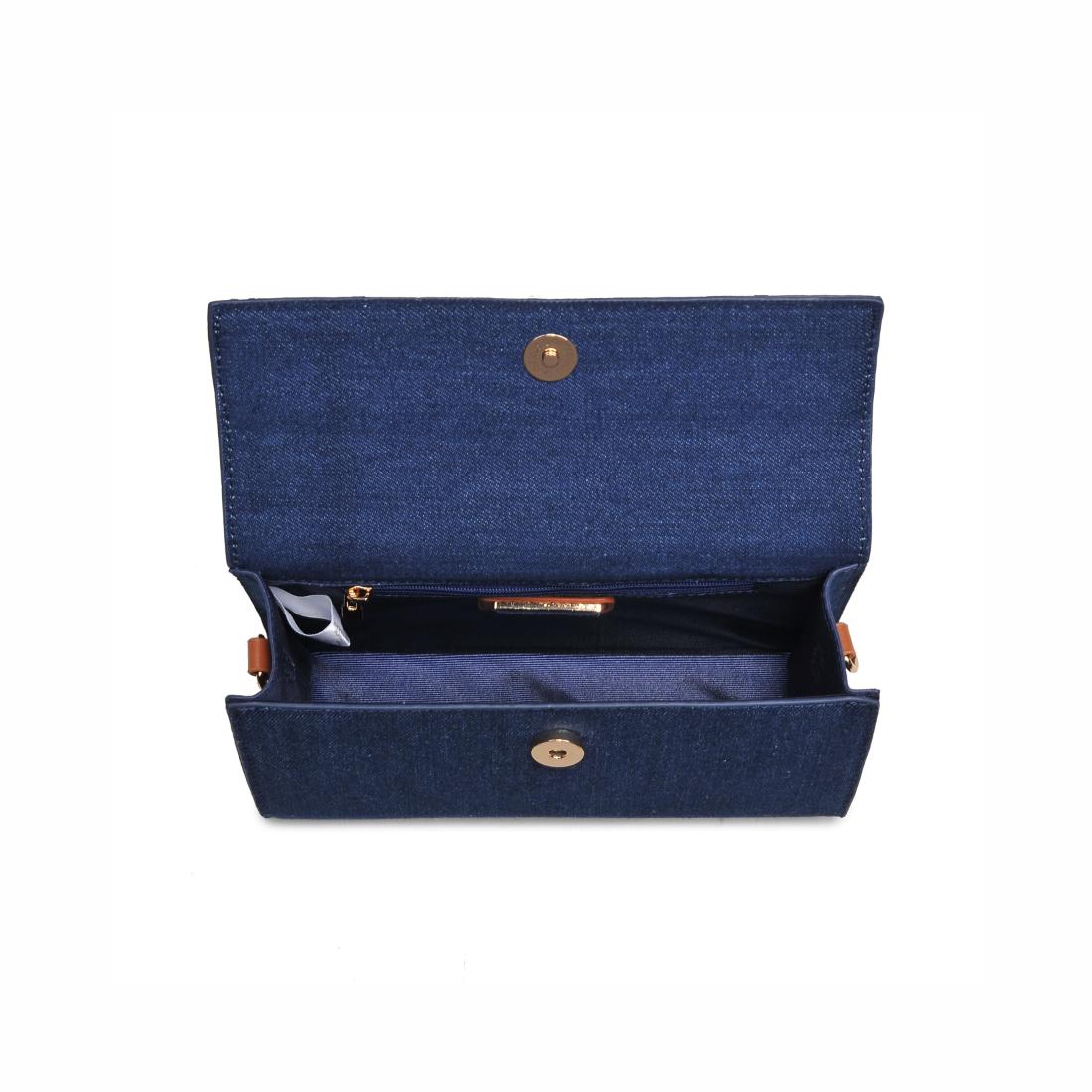 Product Image of Urban Expressions Thea Crossbody 840611149312 View 8 | Denim Tan