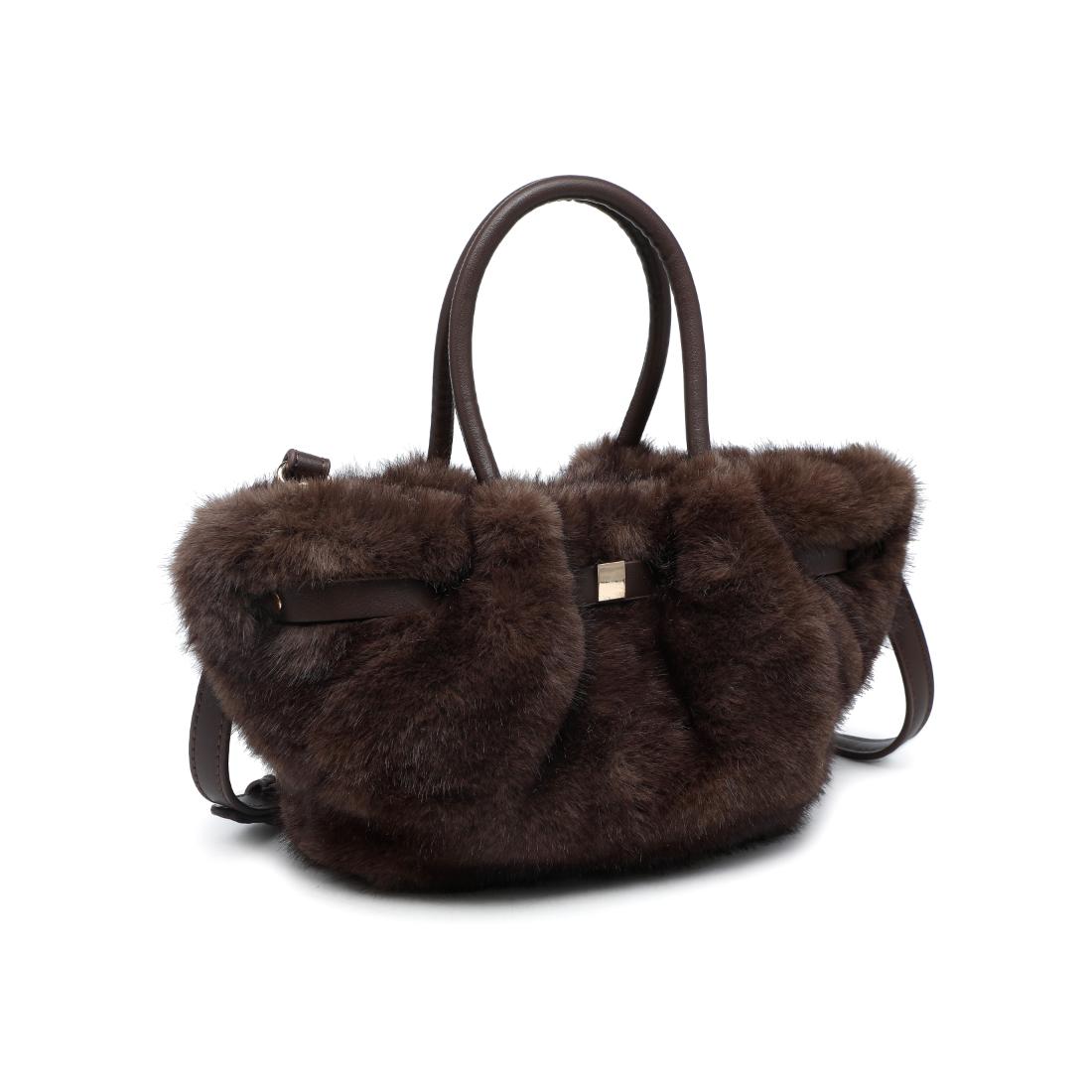Urban Expressions Frostine - Faux Fur Crossbody 840504211096 View 2 | French Roast