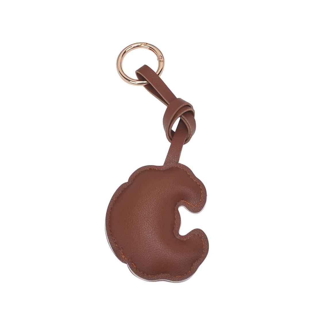 Product Image of Urban Expressions Joey Keychain Charm 840504201066 View 6 | Brown