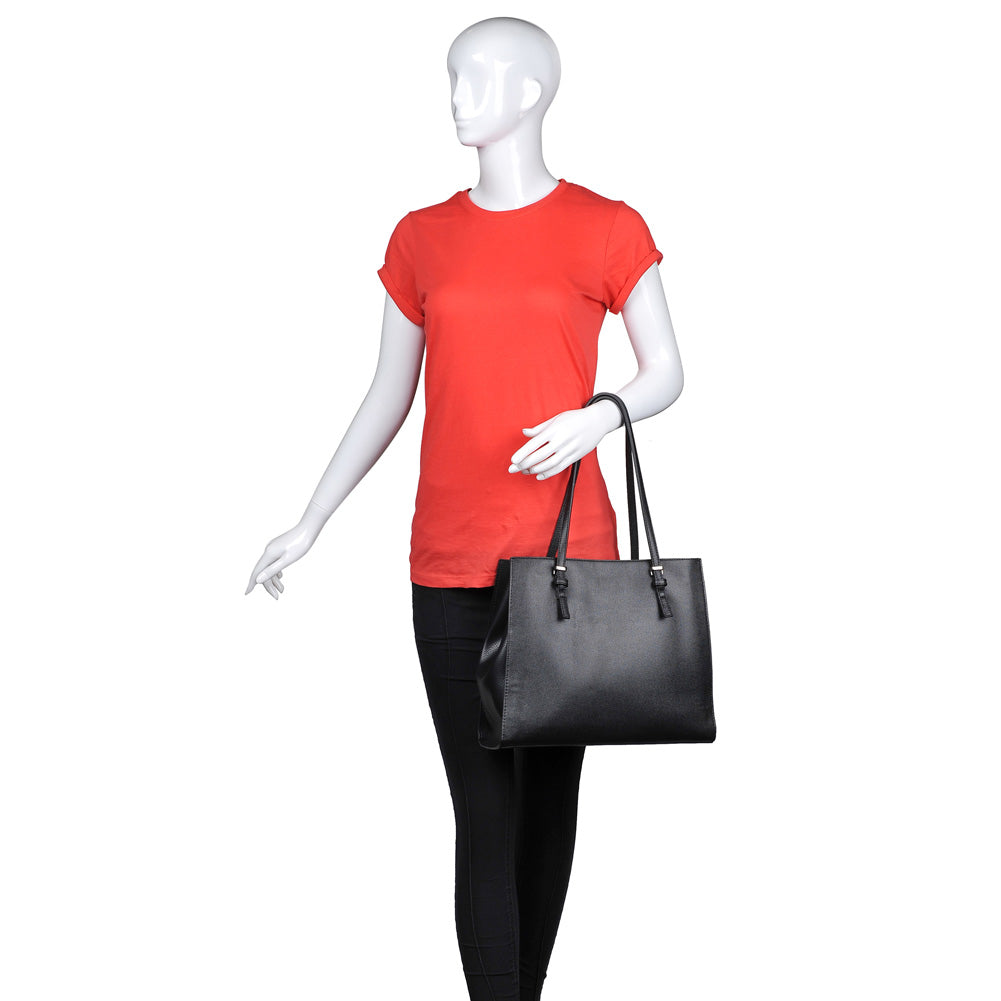 Product Image of Urban Expressions Tia Tote NA-840611150028 View 5 | Black