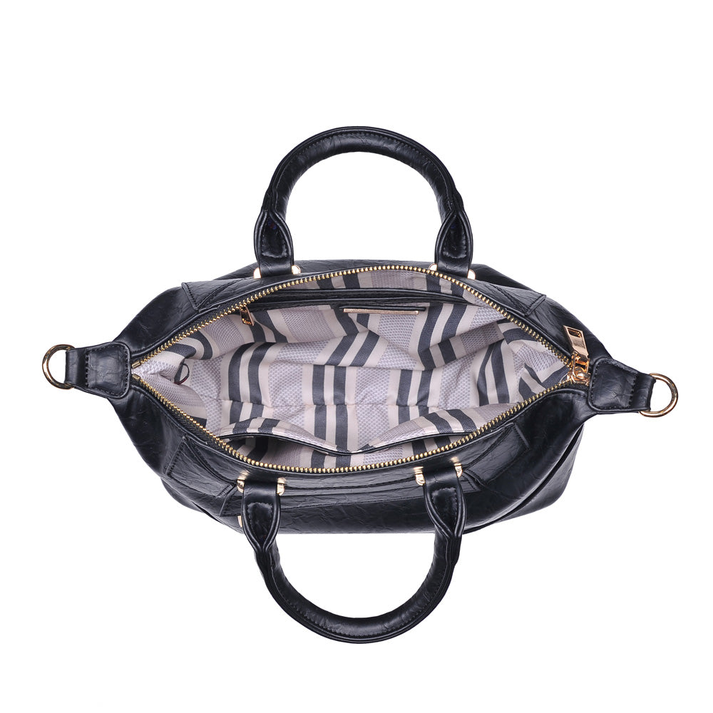 Woman wearing Black Urban Expressions Hayden Satchel NA-840611160065 View 9 | Black