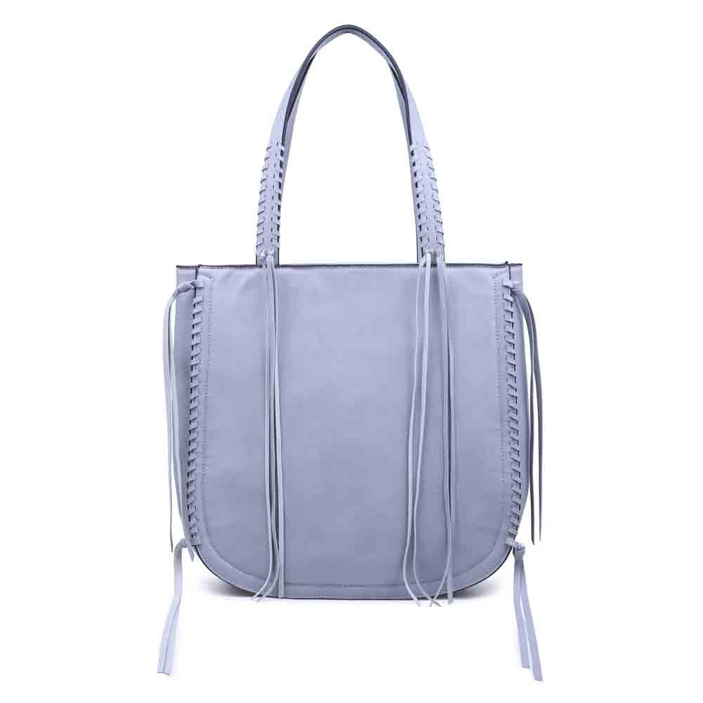 Product Image of Urban Expressions Gardenia Tote 840611129826 View 1 | Grey