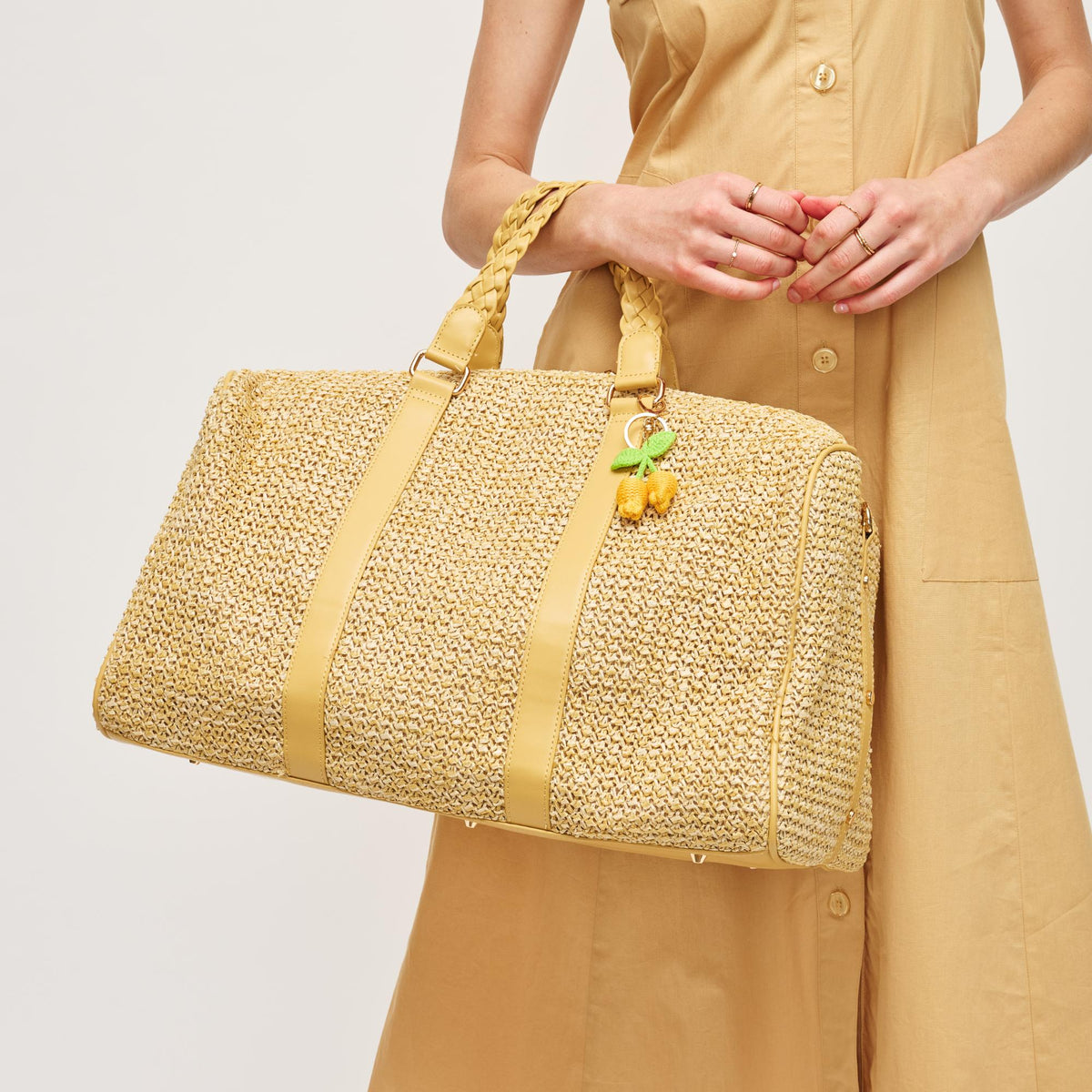 Woman wearing Natural Urban Expressions Coastal Escape Weekender 840611145741 View 4 | Natural