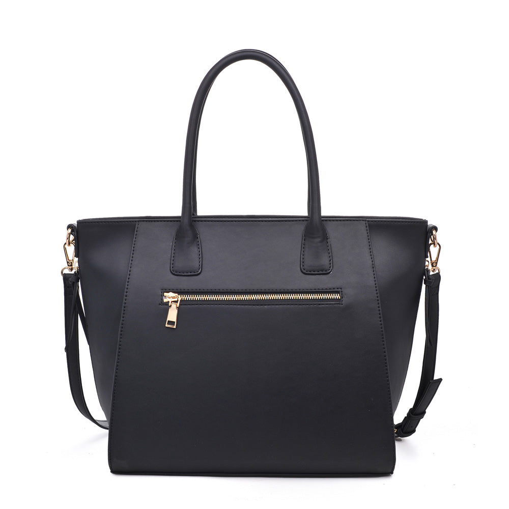Woman wearing Black Urban Expressions Primrose Tote NA-840611158789 View 7 | Black