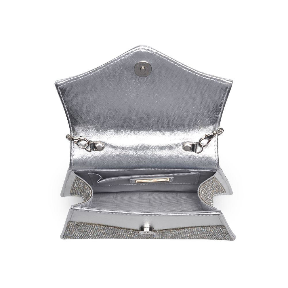 Product Image of Urban Expressions Bonita Evening Bag 840611104427 View 8 | Silver