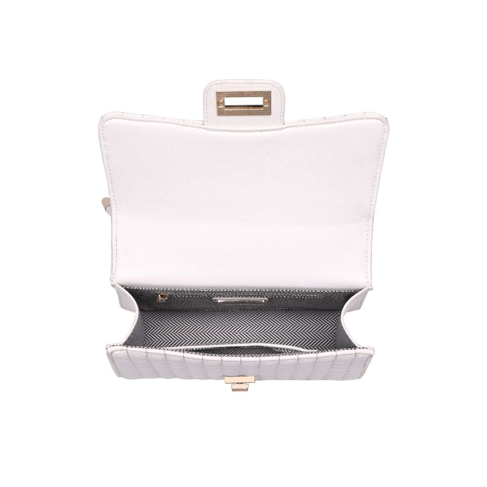Woman wearing Oatmilk Urban Expressions Zoe Crossbody 840611115423 View 9 | Oatmilk
