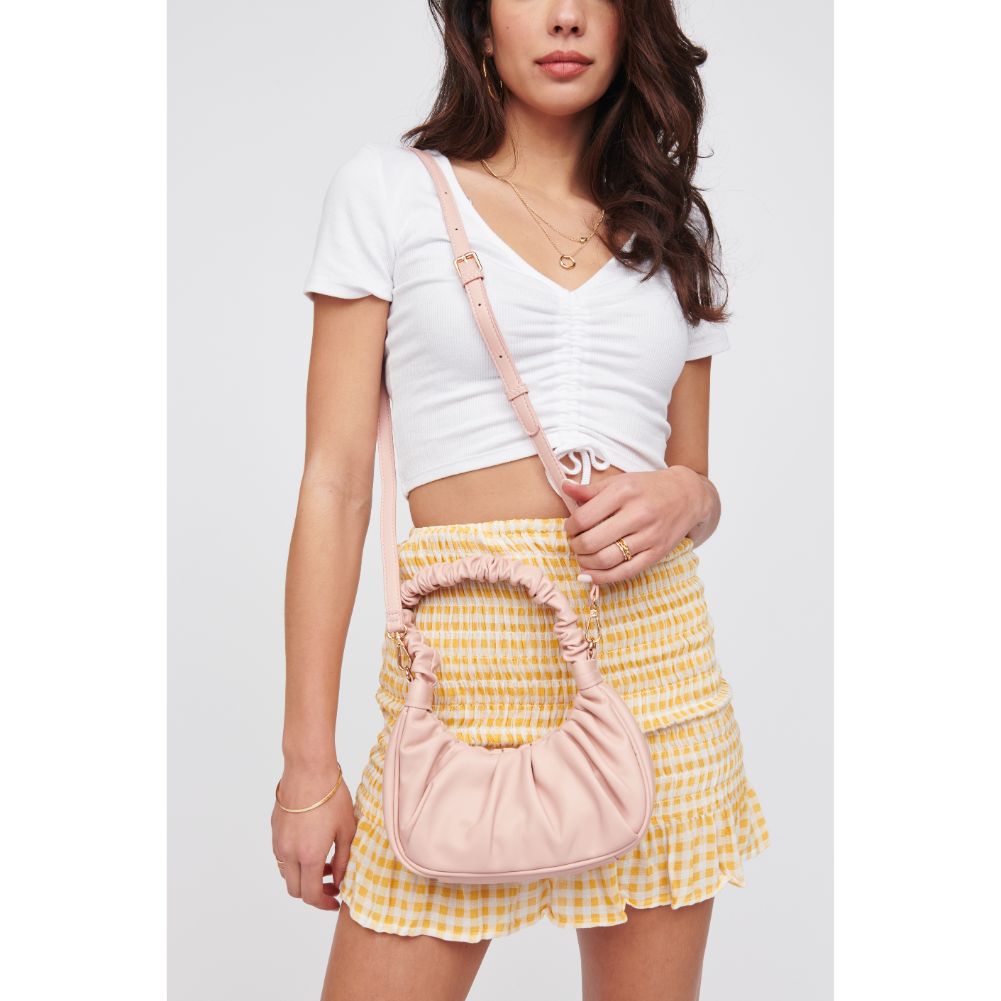Woman wearing Ballerina Urban Expressions Oliveta Shoulder Bag 840611176509 View 2 | Ballerina