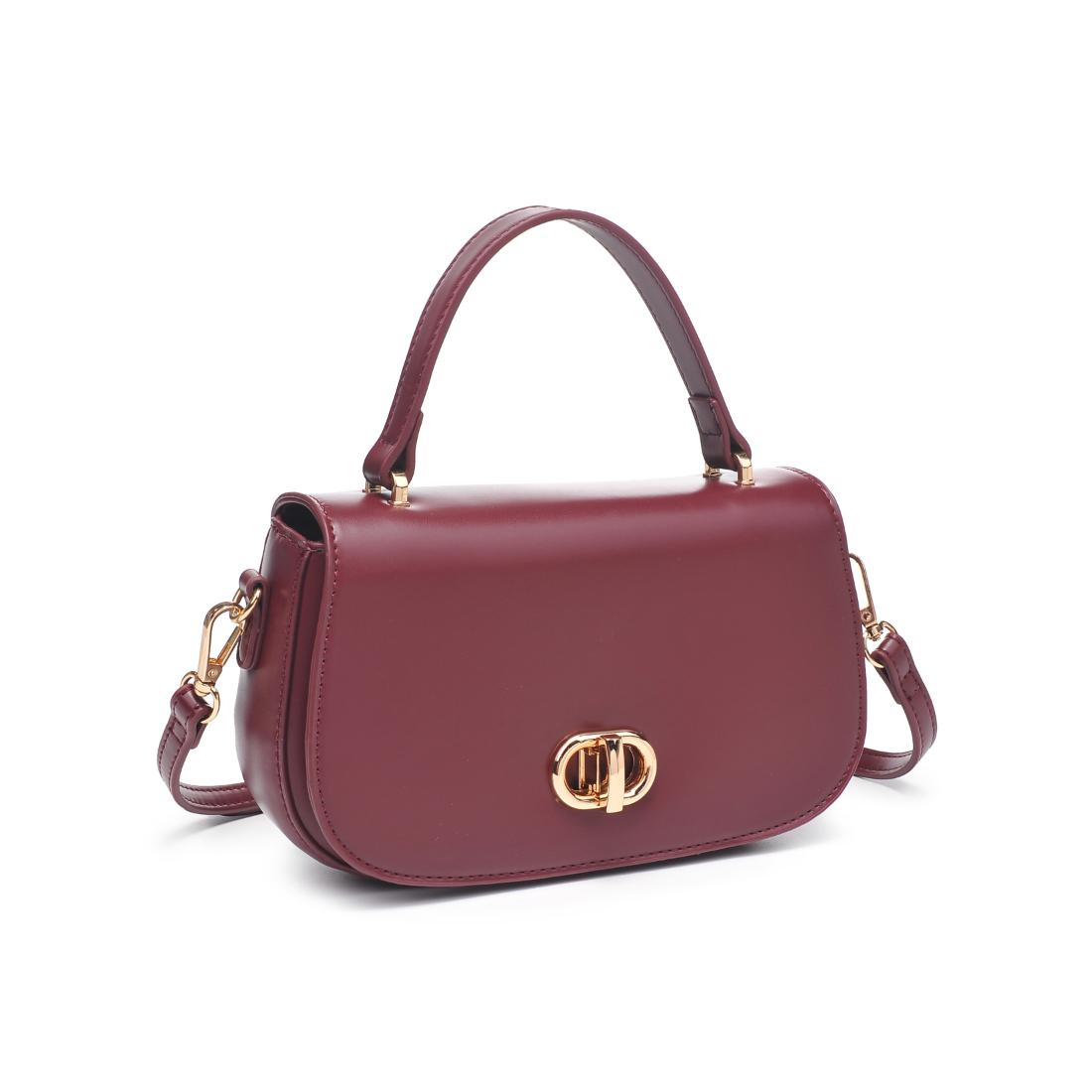 Woman wearing Wine Urban Expressions Nadine Crossbody 840611198815 View 6 | Wine