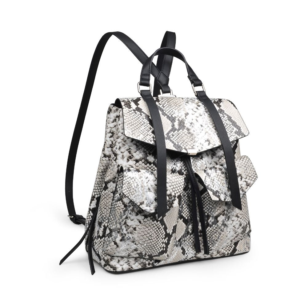 Product Image of Urban Expressions Charlize Backpack 840611168412 View 2 | White Black