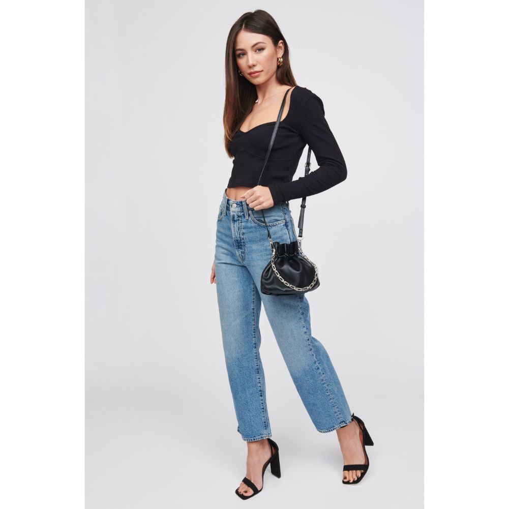 Woman wearing Black Urban Expressions Marisopa Handbag 818209018814 View 3 | Black