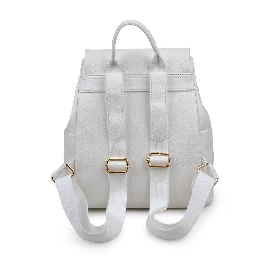 Product Image of Urban Expressions Ronan Backpack 840611169693 View 3 | White