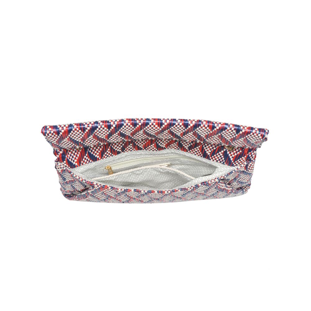 Product Image of Urban Expressions Emilia Clutch 840611172228 View 4 | Red Blue