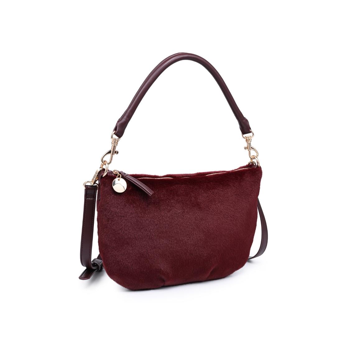 Urban Expressions Jordan - Fur Crossbody 840504211843 View 6 | Burgundy