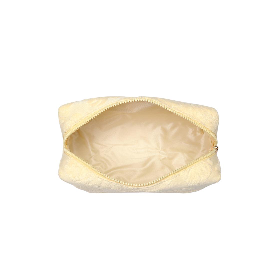 Urban Essentials Palm Breeze Cosmetic & Travel Organizer Pouch 840611195326 View 8 | Yellow