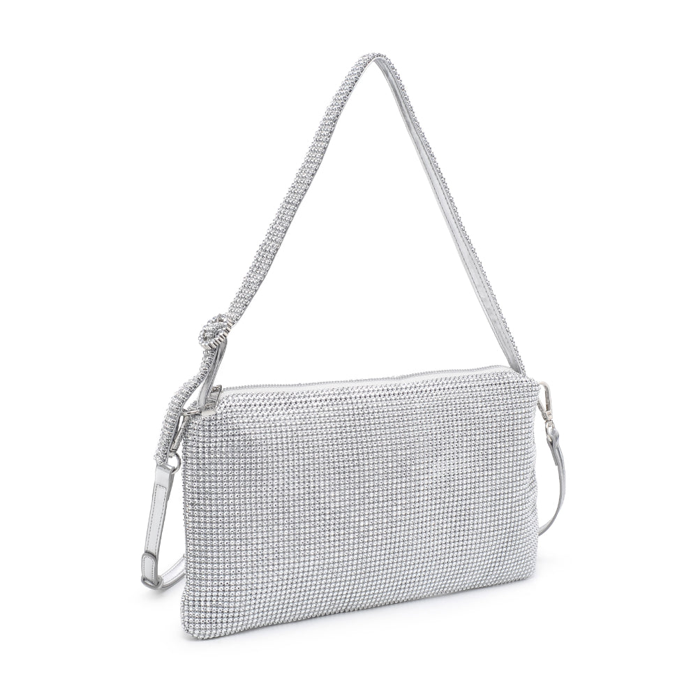 Product Image of Urban Expressions Glenda Evening Bag 840611110077 View 6 | Silver
