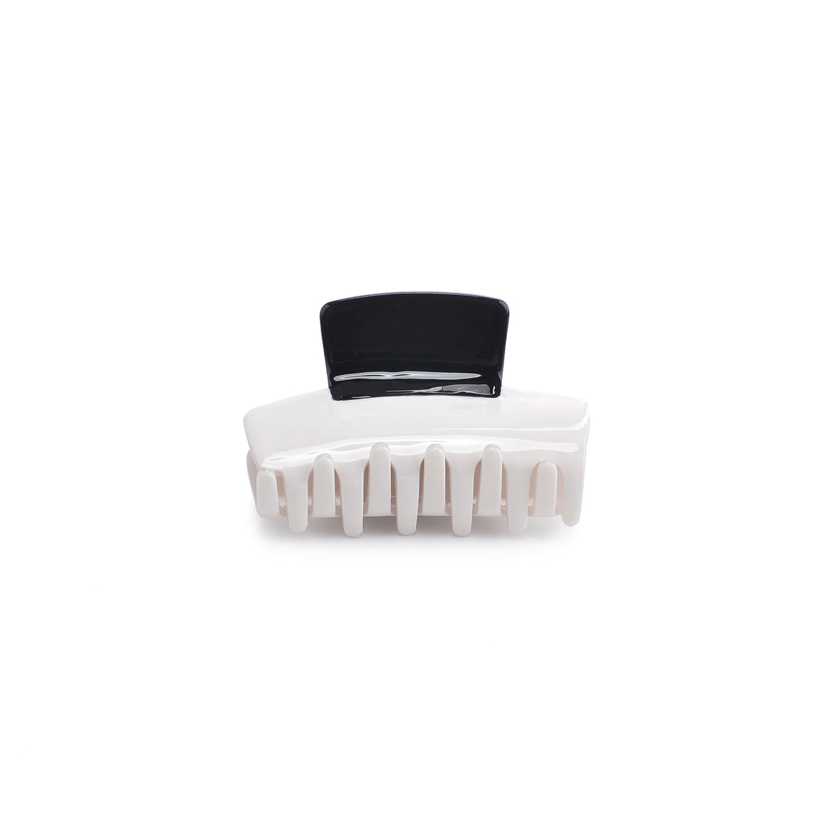Urban Expressions Colorblock Hair Claw Hair Claw 818209013338 View 2 | Ivory Black