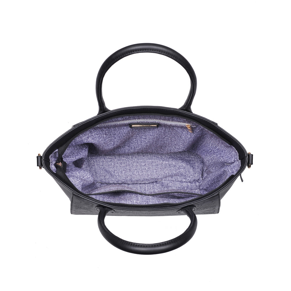 Woman wearing Black Urban Expressions Primrose Tote NA-840611158789 View 9 | Black