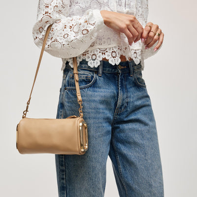 Woman wearing Natural Urban Expressions Luciana Shoulder Bag 840504211645 View 1 | Natural