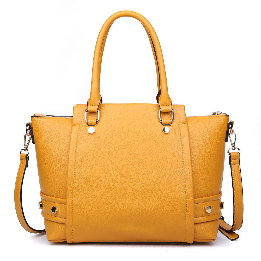 Product Image of Urban Expressions Frankie Satchel NA-840611149558 View 1 | Mustard