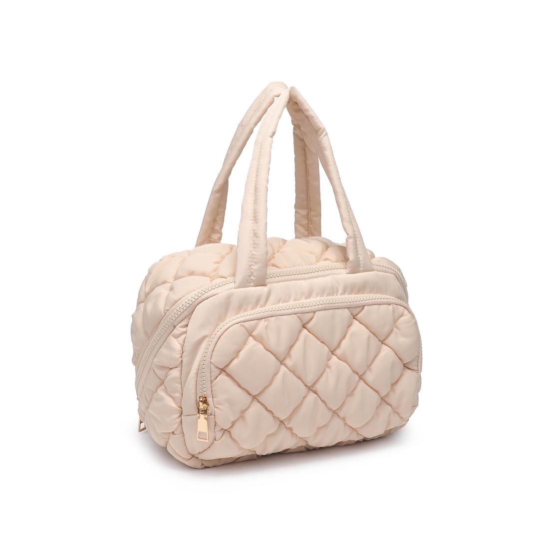 Urban Essentials Zip Me Pretty - Quilted Puffer Travel Organizer 840504201189 View 6 | Cream
