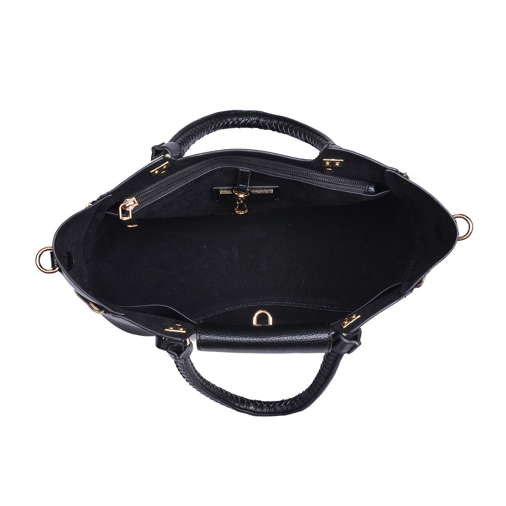 Product Image of Urban Expressions Phoenix Satchel NA-840611158529 View 4 | Black