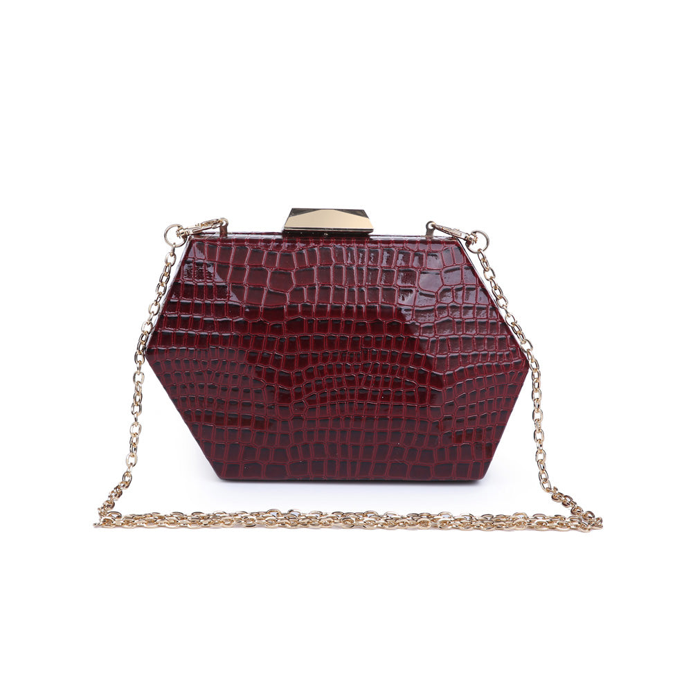 Product Image of Urban Expressions Clarity Evening Bag NA-840611157058 View 1 | Burgundy