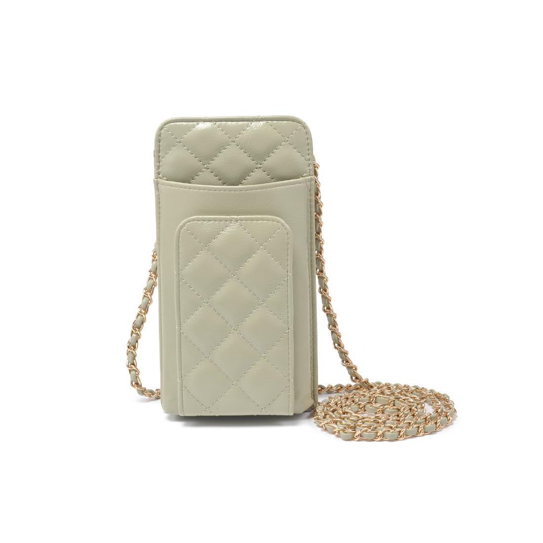 Woman wearing Sage Urban Expressions Brianna 2.0 Cell Phone Crossbody 840504203756 View 5 | Sage