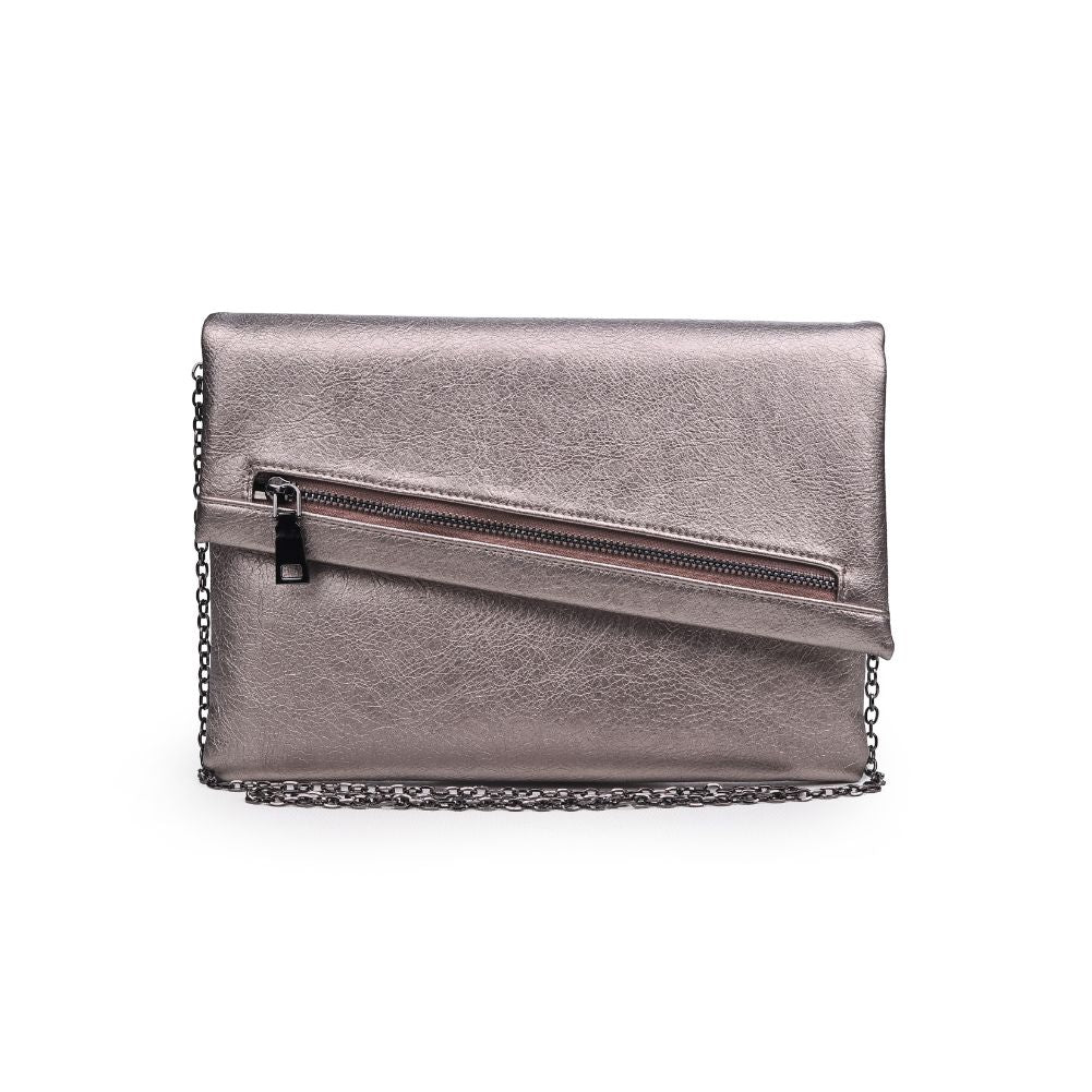 Product Image of Urban Expressions Maddox Clutch 840611167491 View 1 | Pewter