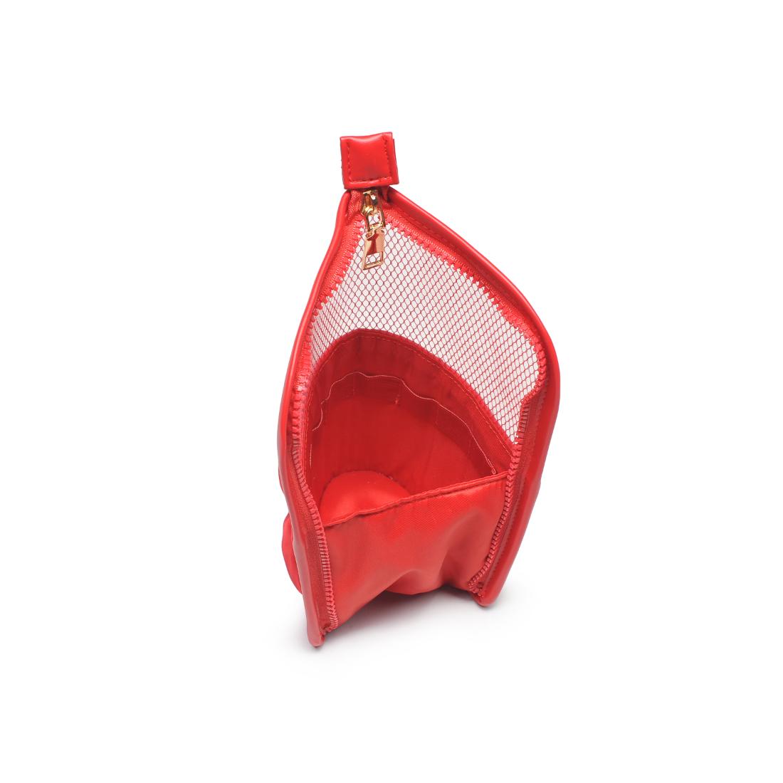 Urban Essentials Makeup MVP - Quilted Nylon Brush Holder 840504201165 View 8 | Red